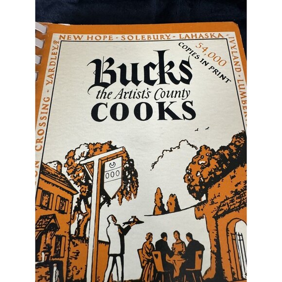 1981 Bucks County Cooks Recipe Book The Artists County 10th Printing PA - Picture 2 of 10